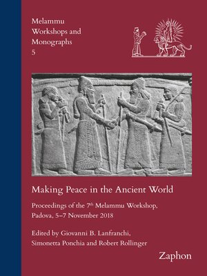 cover image of Making Peace in the Ancient World